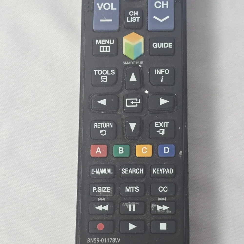 Samsung Smart TV Remote Control BN59-01178W OEM‎ Pre-Owned Tested Working
